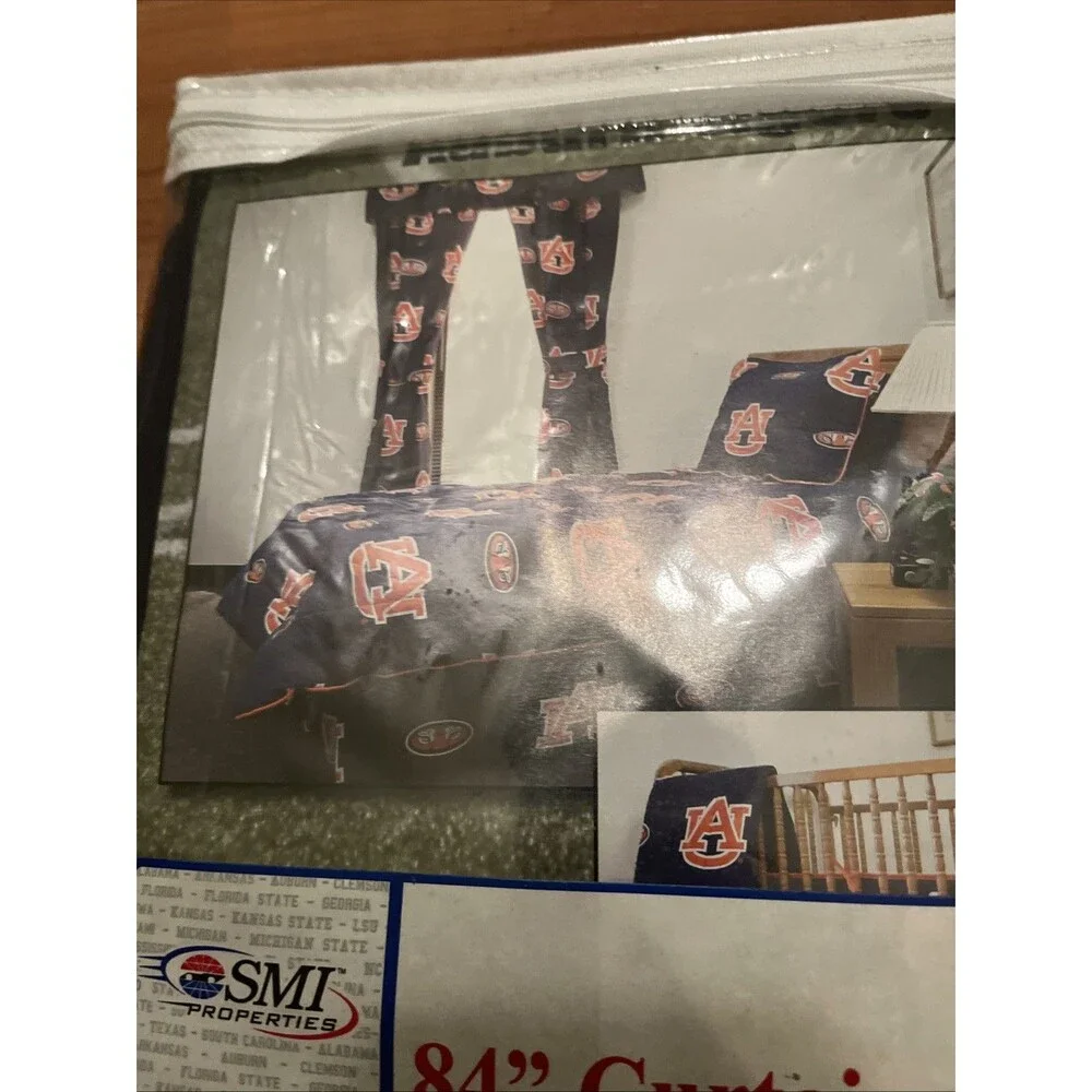 University Of Auburn Tigers Curtain 2-Piece Matching Panel Set 84